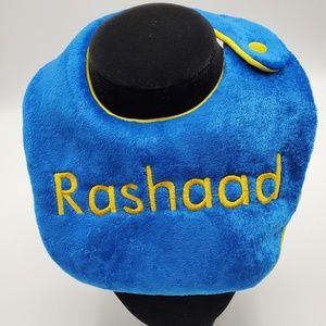 Personalized embroidered baby dribble bib